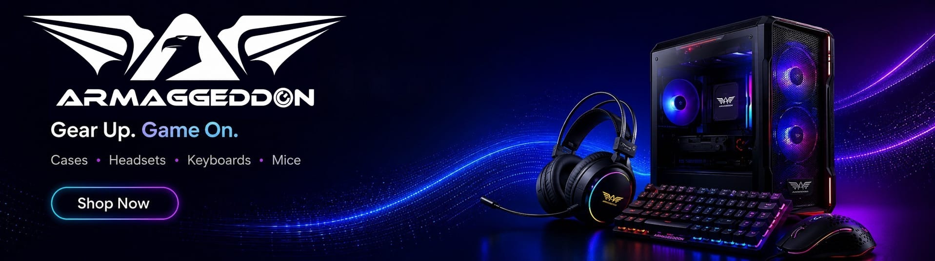 Home Armaggeddon gaming accessories, PC cases and peripherals available at Eteon Solutions Sri Lanka