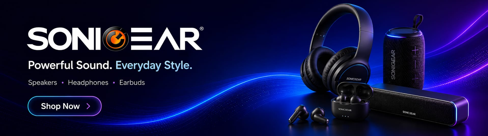 SonicGear speakers, headphones and audio products available at Eteon Solutions Sri Lanka
